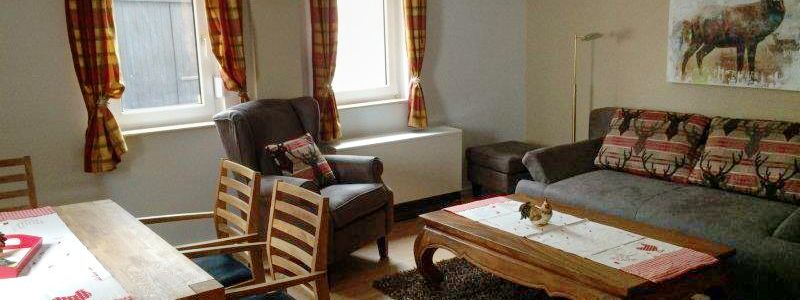 Apartment Nora - Wohnzimmer Essbereich